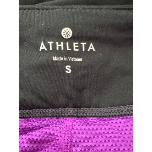 Athleta Black Pleated Athletic Skirt golf‎ pickle ball With Built-in Shorts SZ S - Picture 4 of 9